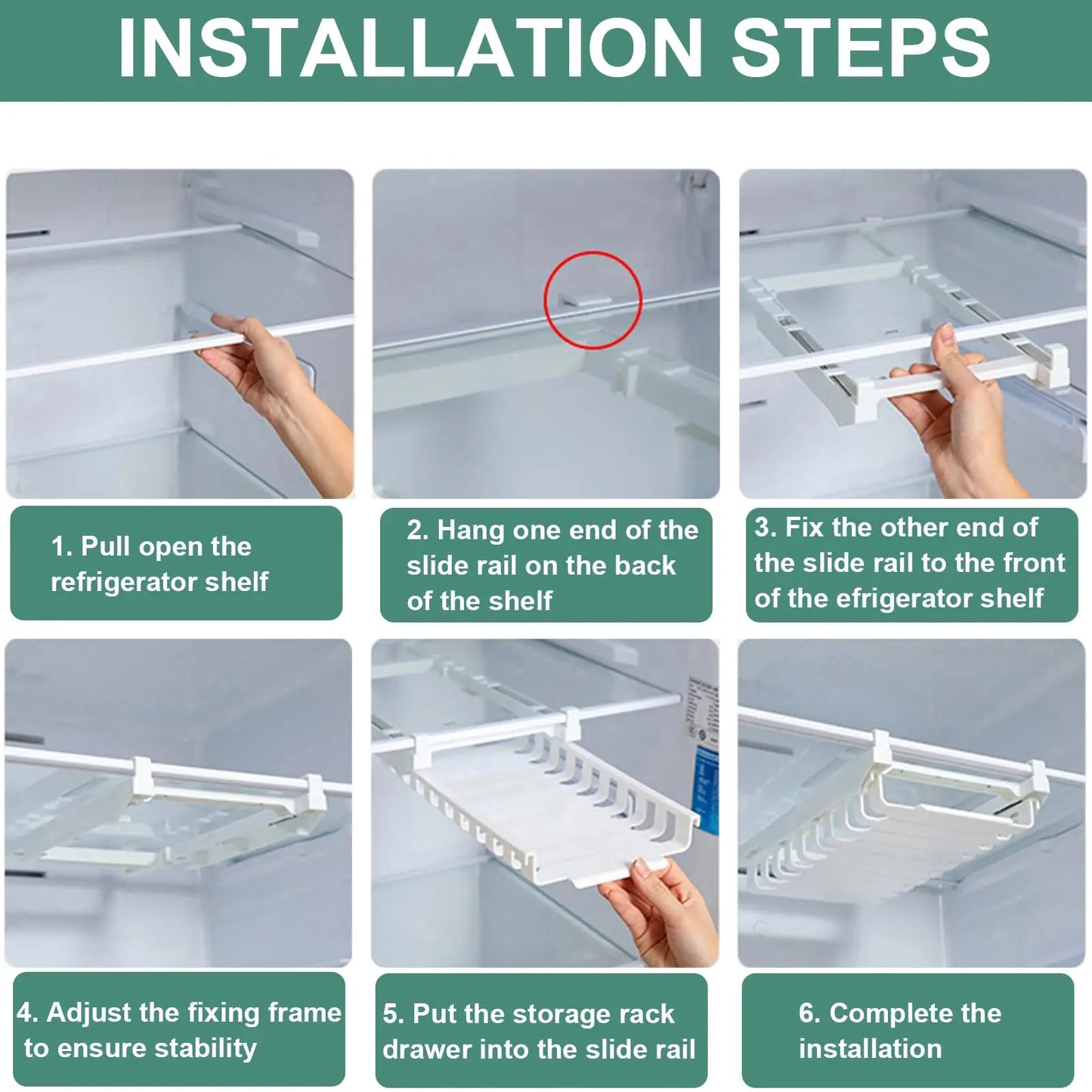 SpaceSaver: Organizador Colgante para Nevera con 10 Bolsas Ziplock